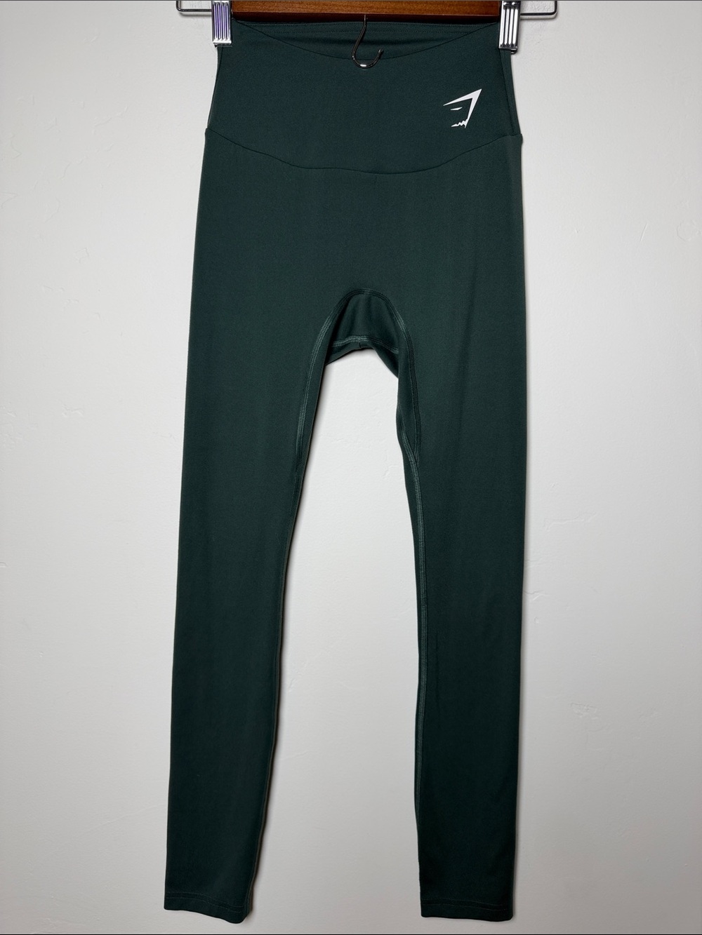 Gymshark women’s High Waist Leggings dark green XS yoga workout gym activewear
